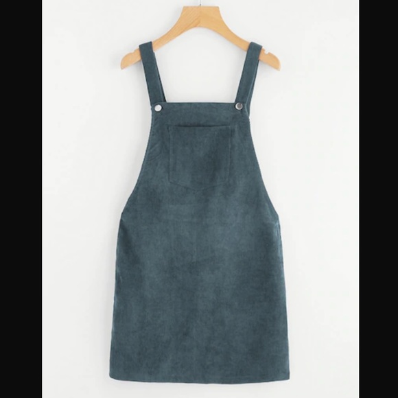 HOST PICK Corduroy Overall Dress w Bib Pocket - Picture 5 of 7